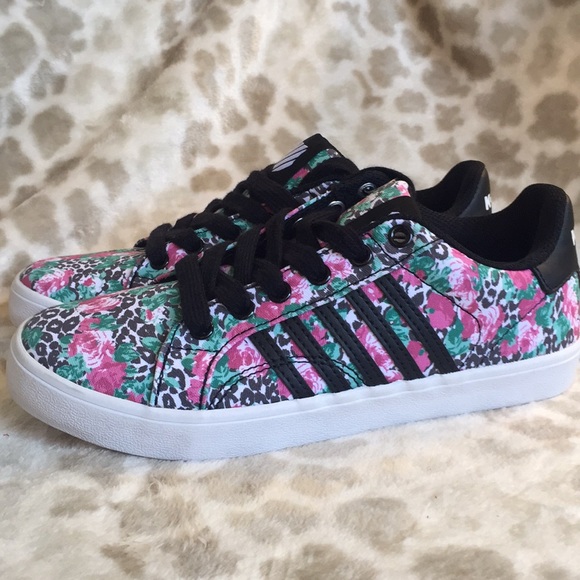 K-Swiss Other - NEW! KSwiss Leopard Floral Shoes